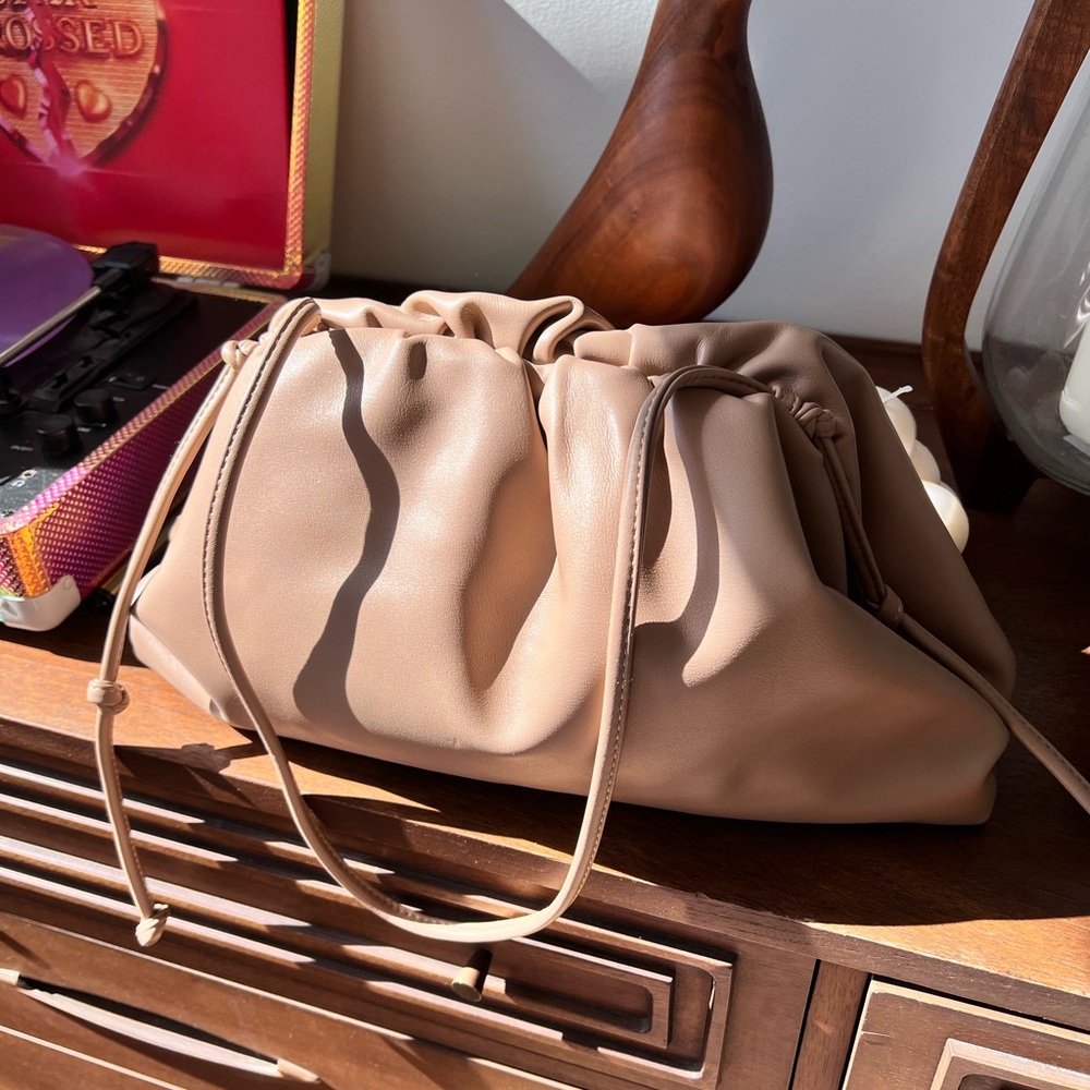 Warm Neutral Dumpling Bag